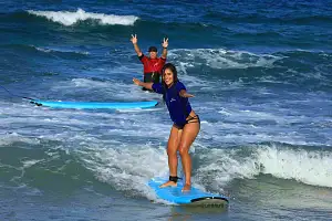 Beginners Surf Lesson Gold Coast (Tallebudgera) - 2.5 hr or Full day